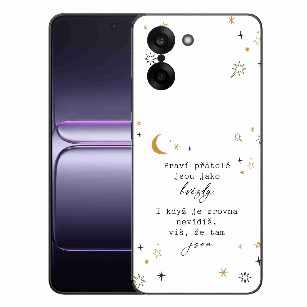 Gélový kryt mmCase na One Plus Nord CE5 - citát 6 biele pozadie