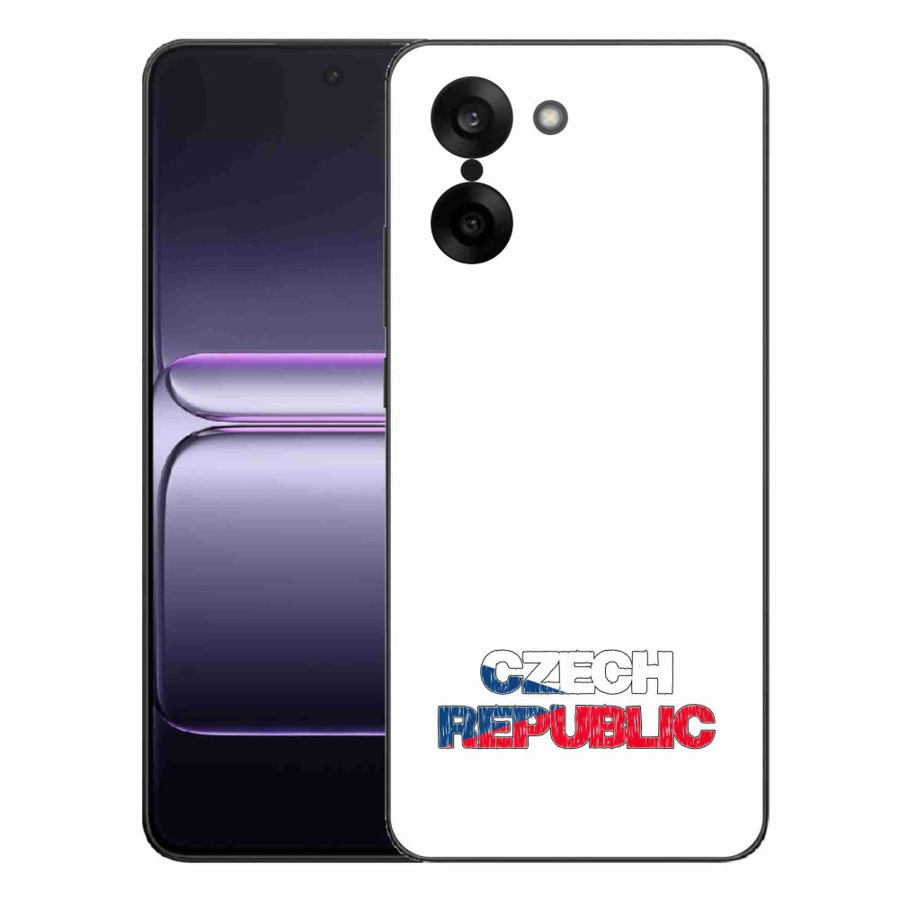 Gélový kryt mmCase na One Plus Nord CE5 - Slovak Republic biele pozadie