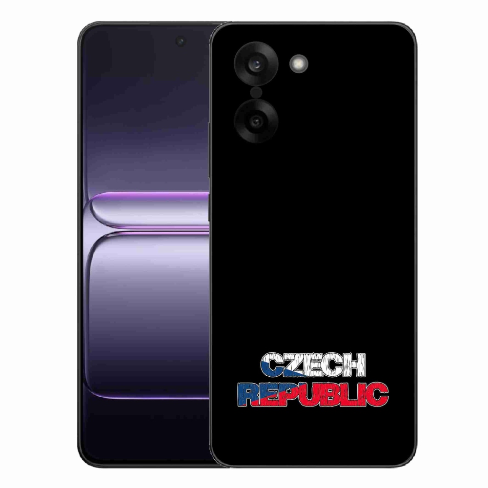 Gélový kryt mmCase na One Plus Nord CE5 - Slovak Republic čierne pozadie