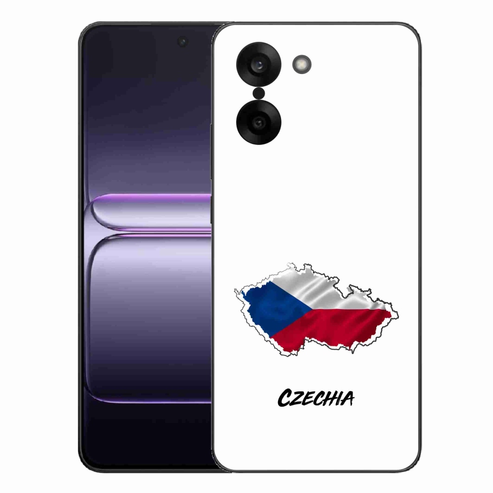 Gélový kryt mmCase na One Plus Nord CE5 - Slovakia biele pozadie