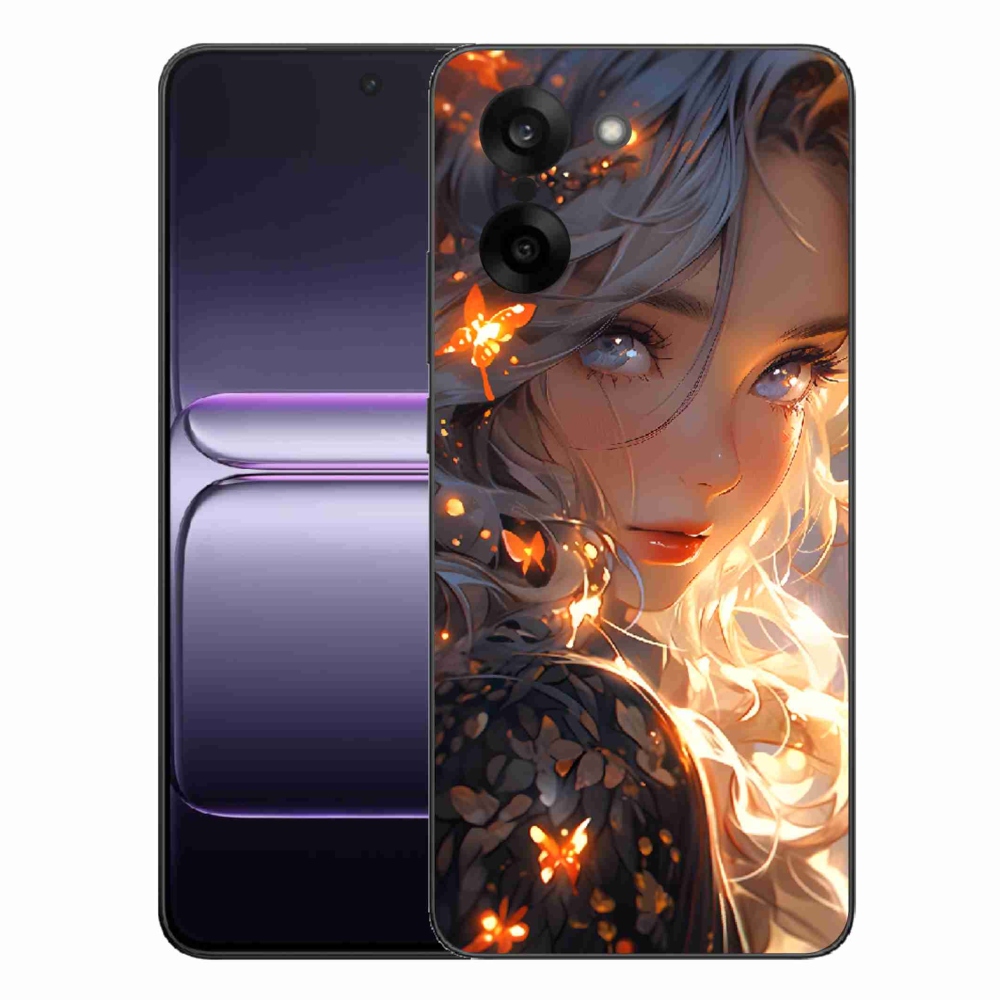 Gélový kryt mmCase na One Plus Nord CE5 - dievča a motýle