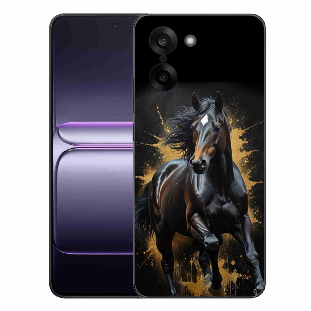 Gélový kryt mmCase na One Plus Nord CE5 - elegantný čierny žrebec