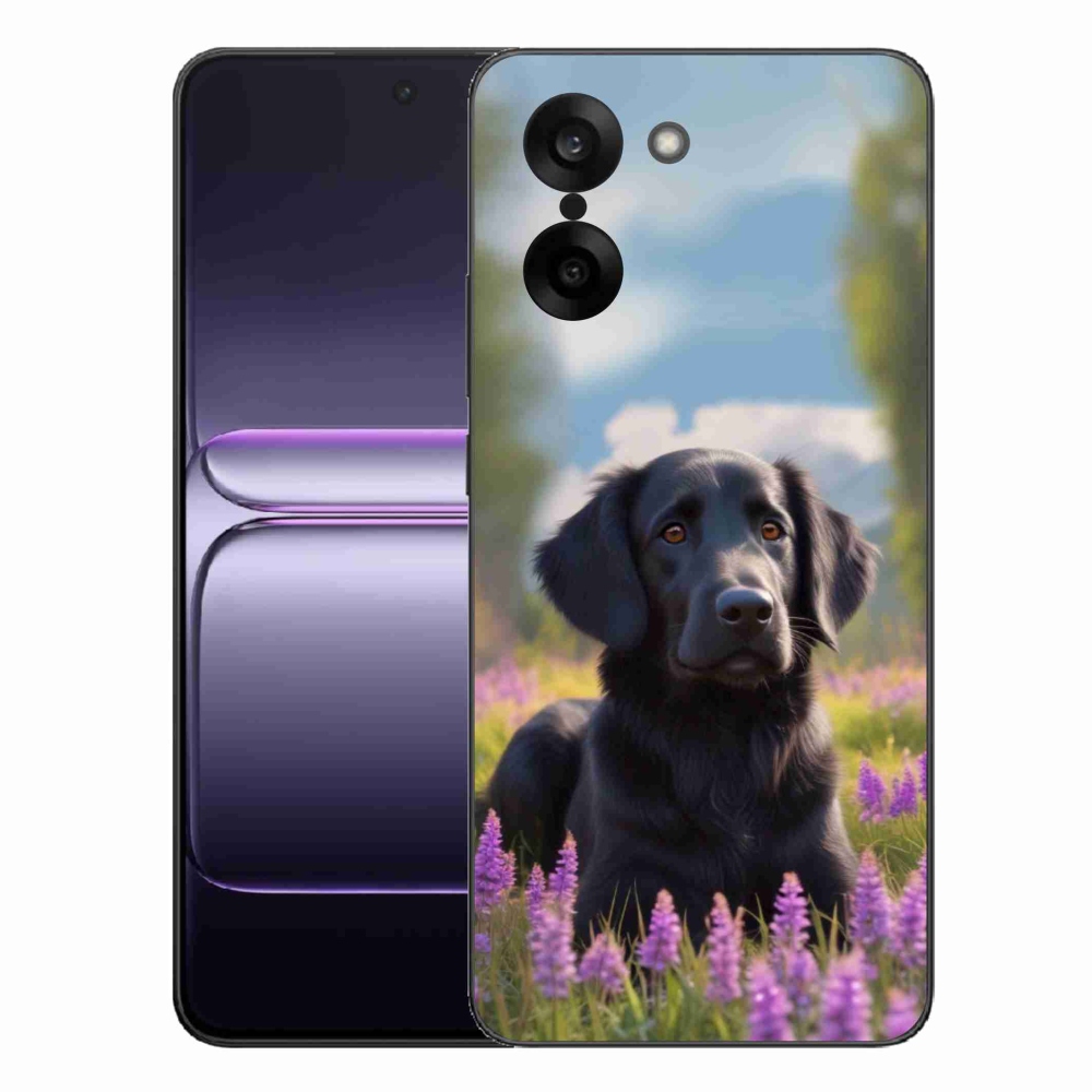 Gélový kryt mmCase na One Plus Nord CE5 - elegantný čierny retriever
