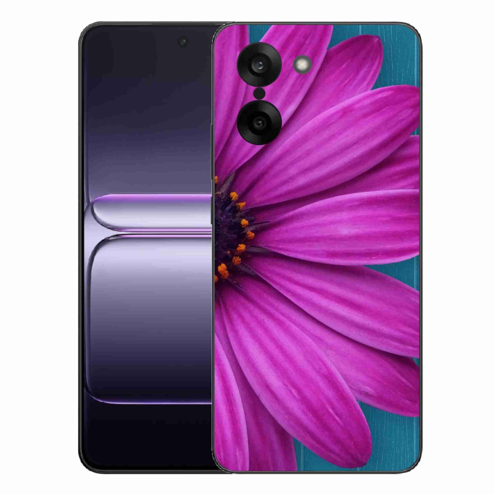 Gélový kryt mmCase na One Plus Nord CE5 - fialová margaréta
