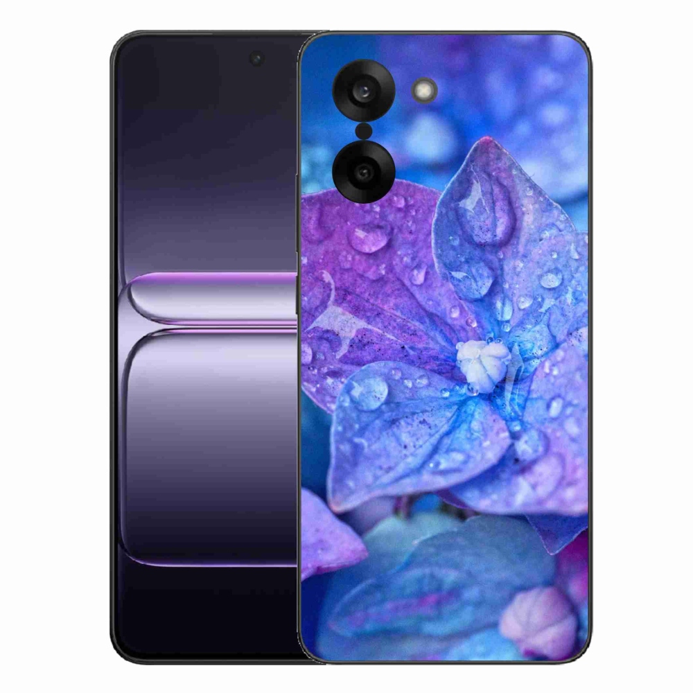 Gélový kryt mmCase na One Plus Nord CE5 - fialový kvet