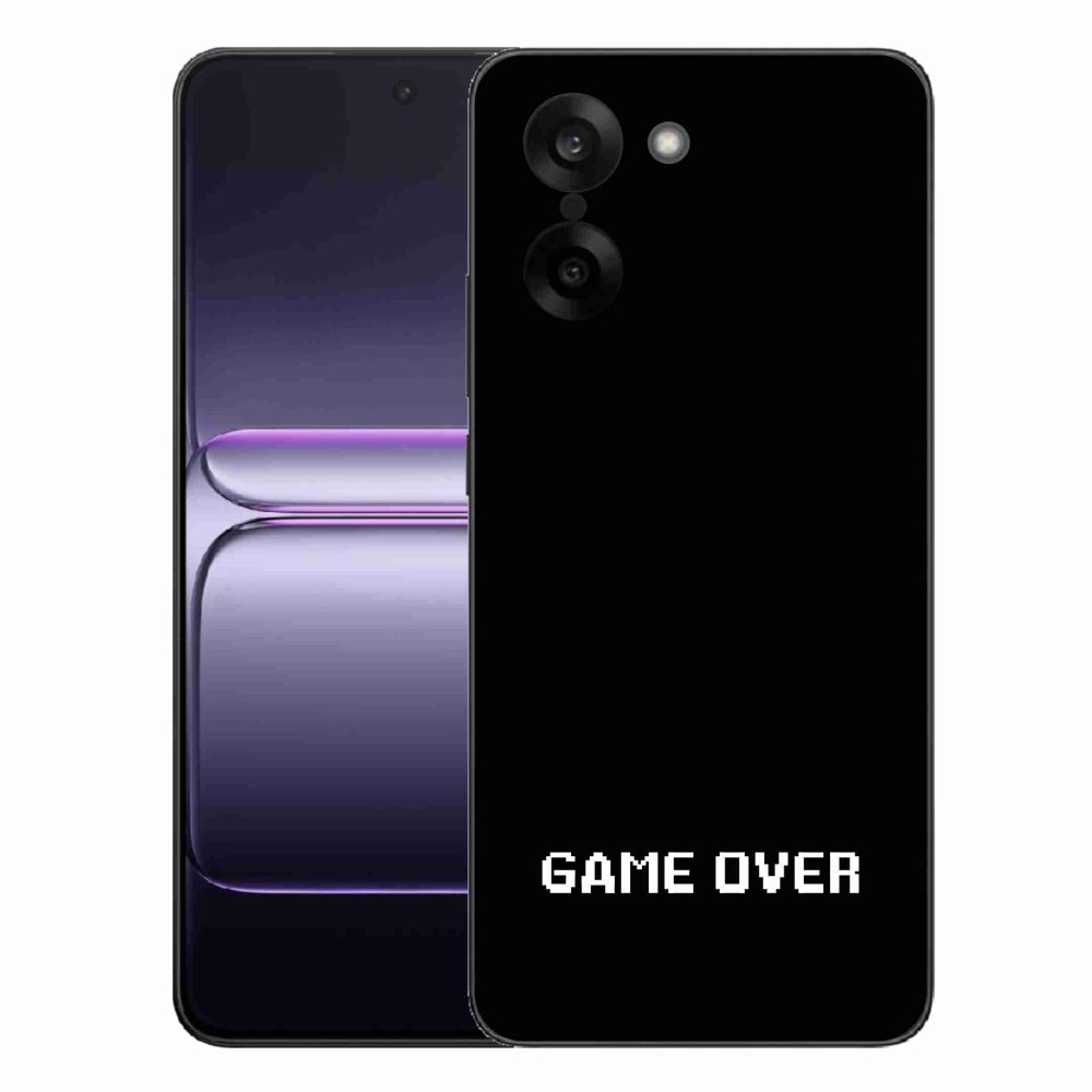 Gélový kryt mmCase na One Plus Nord CE5 - game over čierne pozadie