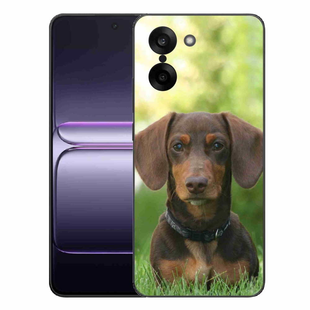 Gélový kryt mmCase na One Plus Nord CE5 - hnedý jazvečík