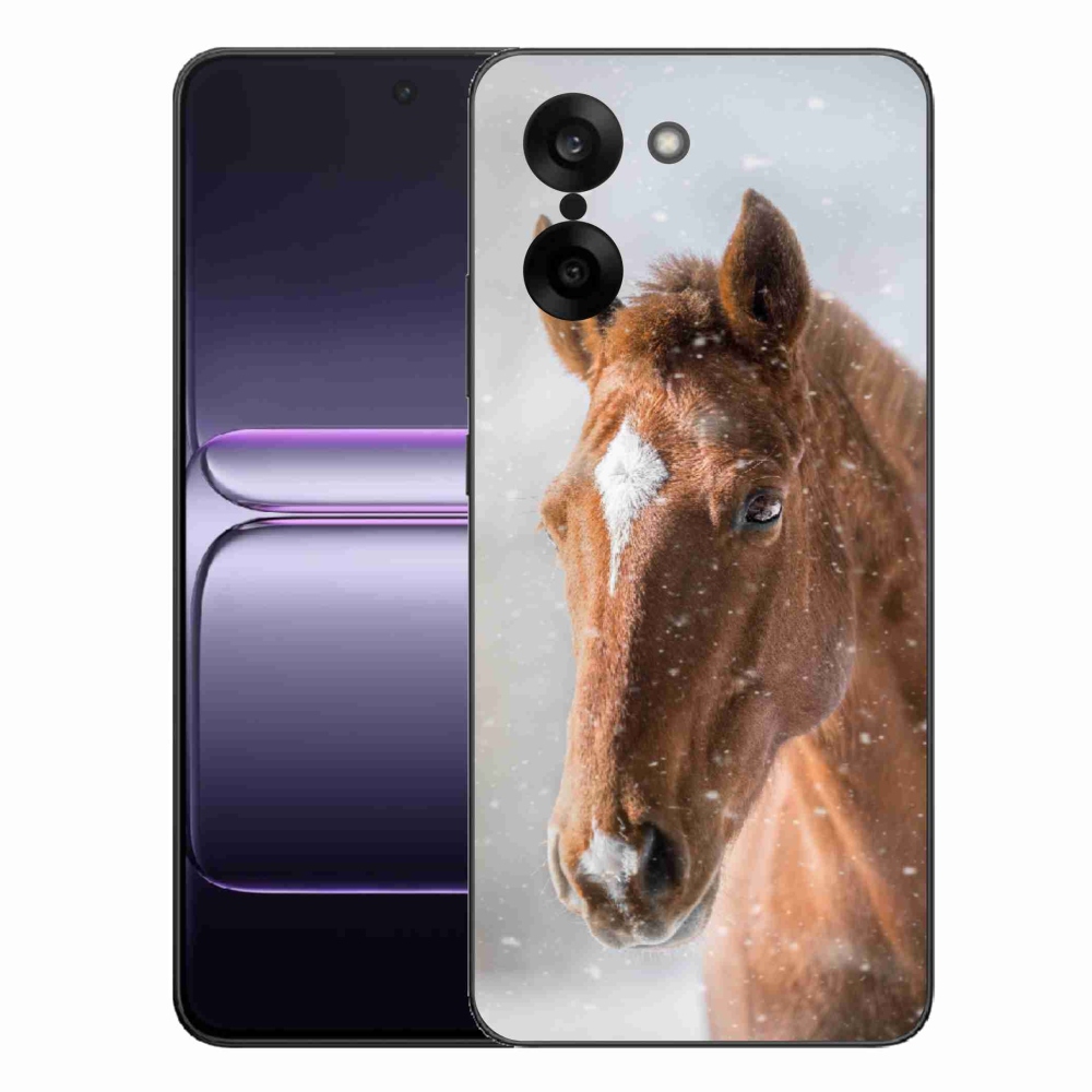 Gélový kryt mmCase na One Plus Nord CE5 - hnedý kôň 2