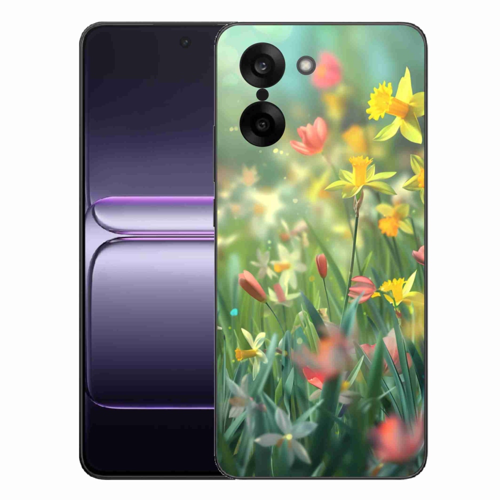 Gélový kryt mmCase na One Plus Nord CE5 - jarné kvety
