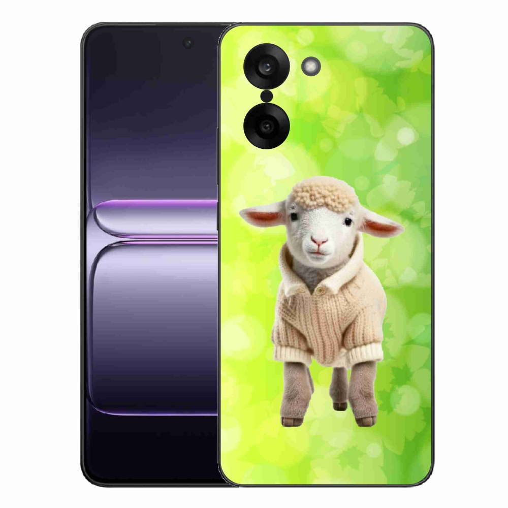 Gélový kryt mmCase na One Plus Nord CE5 - jahňa vo svetri