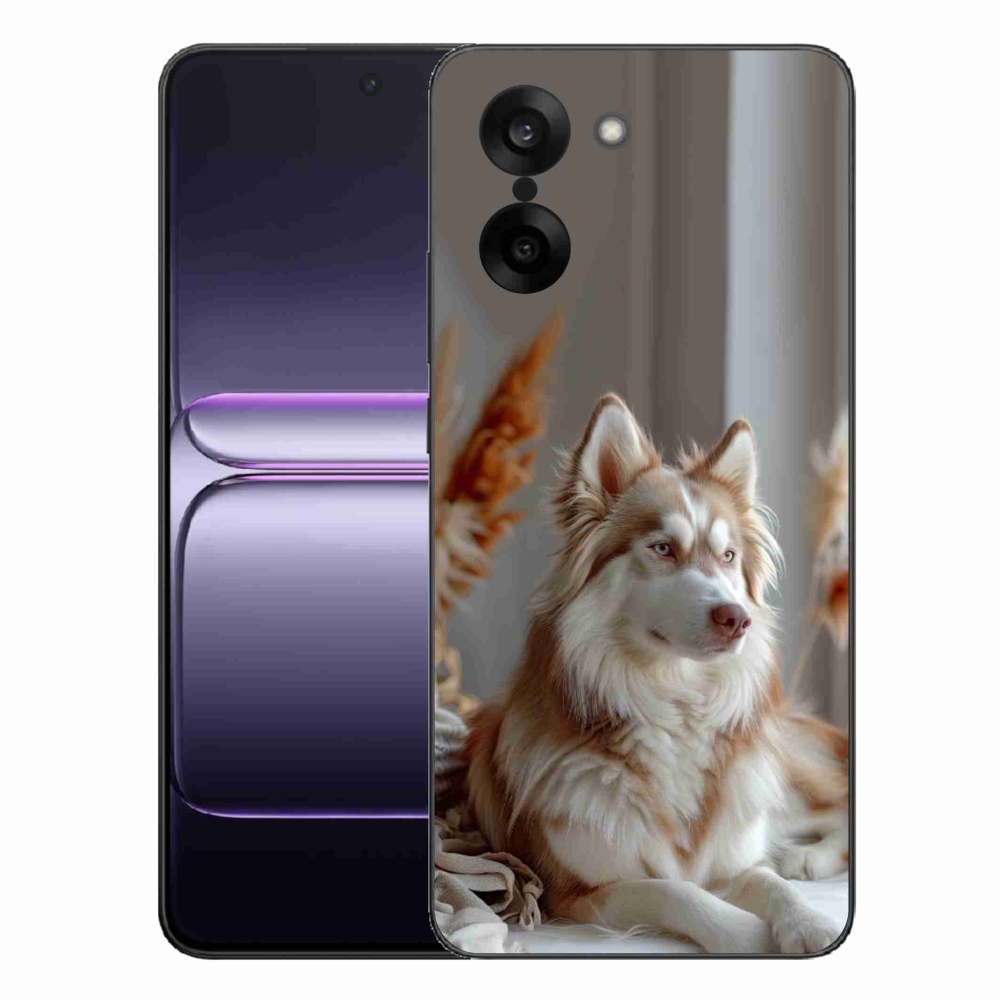 Gélový kryt mmCase na One Plus Nord CE5 - pokojný sibírsky husky