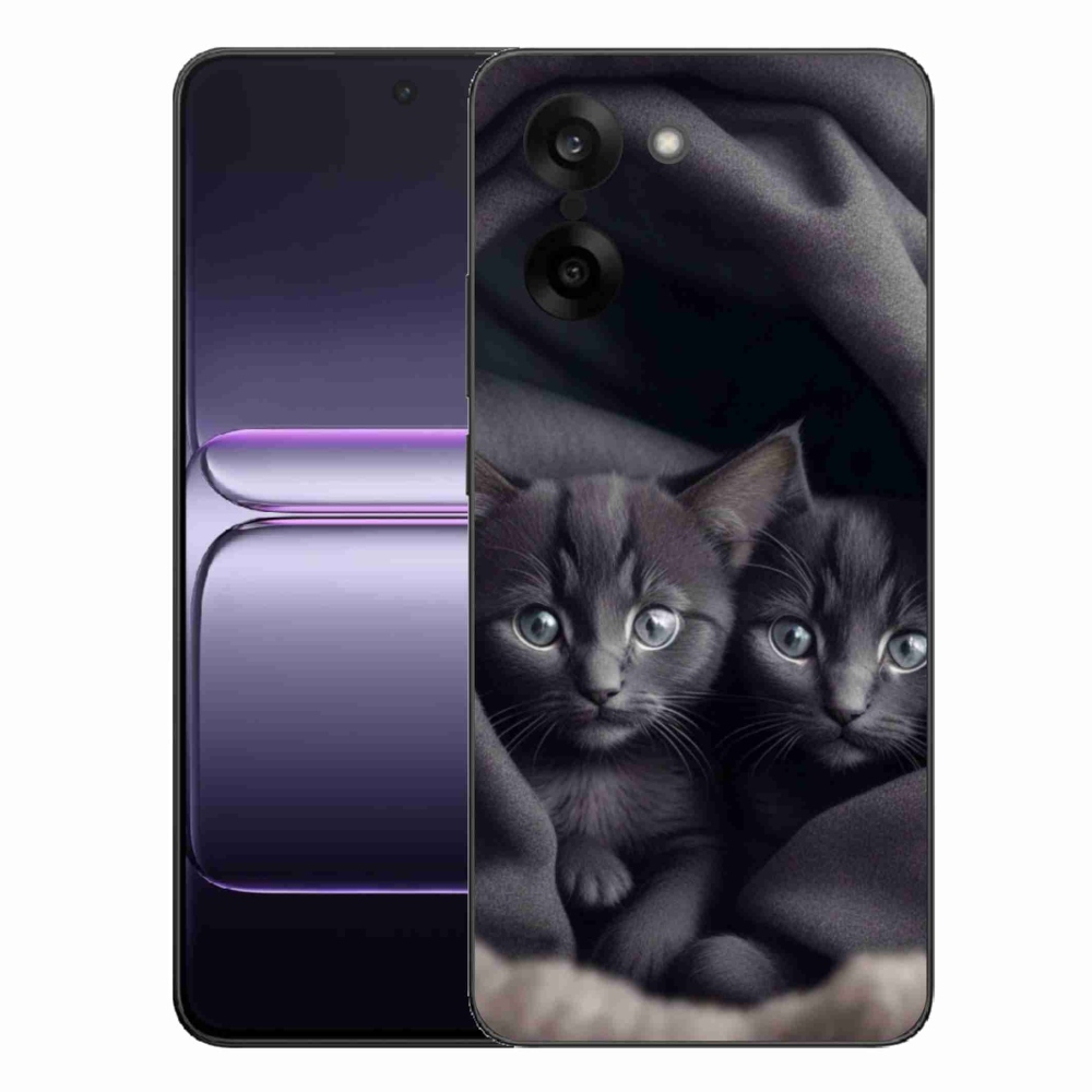 Gélový kryt mmCase na One Plus Nord CE5 - mačacie duo
