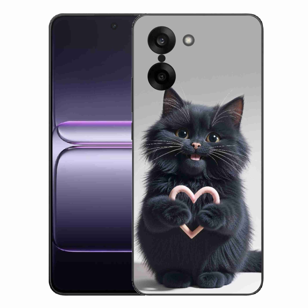 Gélový kryt mmCase na One Plus Nord CE5 - mačacia láska 3