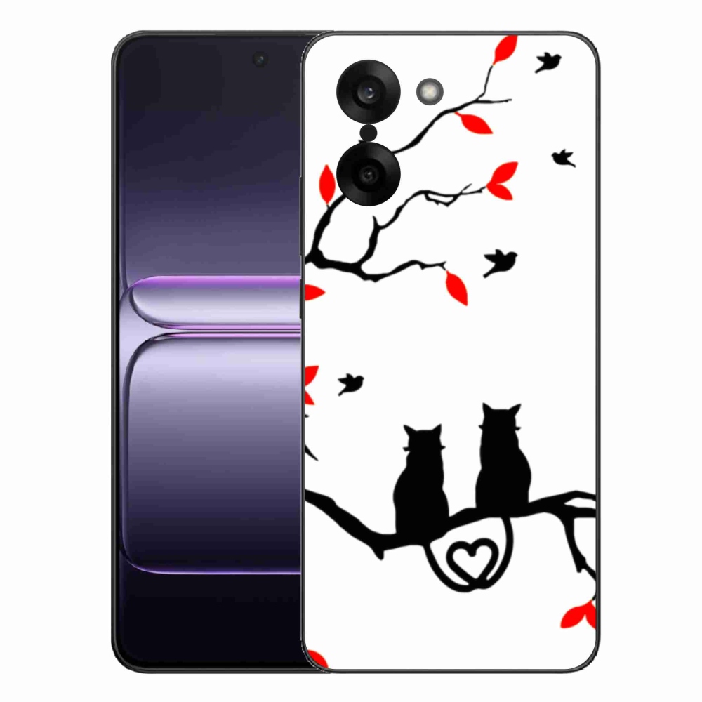 Gélový kryt mmCase na One Plus Nord CE5 - mačacia láska