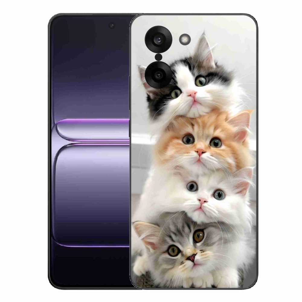Gélový kryt mmCase na One Plus Nord CE5 - mačacia partia