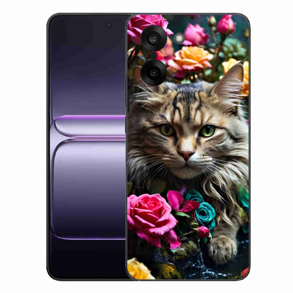 Gélový kryt mmCase na One Plus Nord CE5 - mačacie pohľad 2