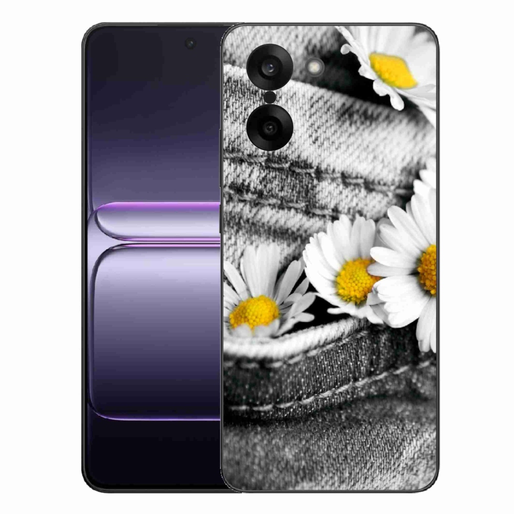 Gélový kryt mmCase na One Plus Nord CE5 - margarétky