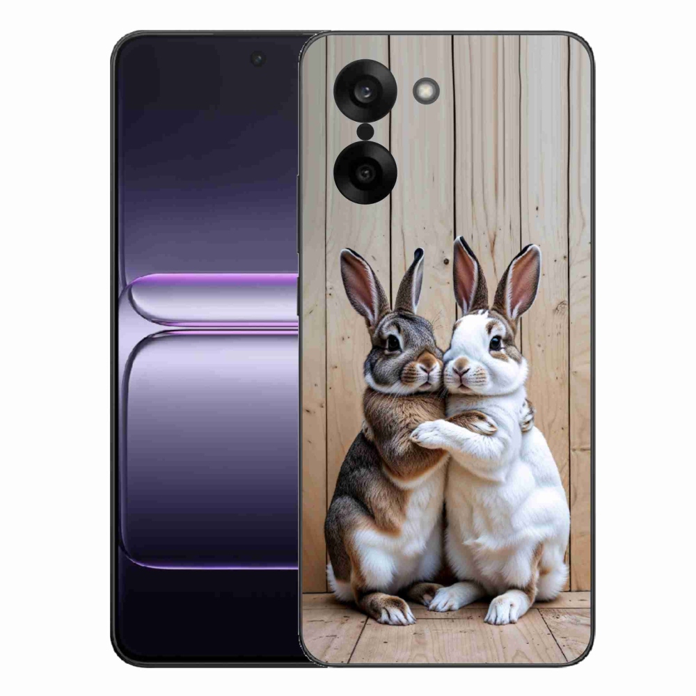Gélový kryt mmCase na One Plus Nord CE5 - králičie pár
