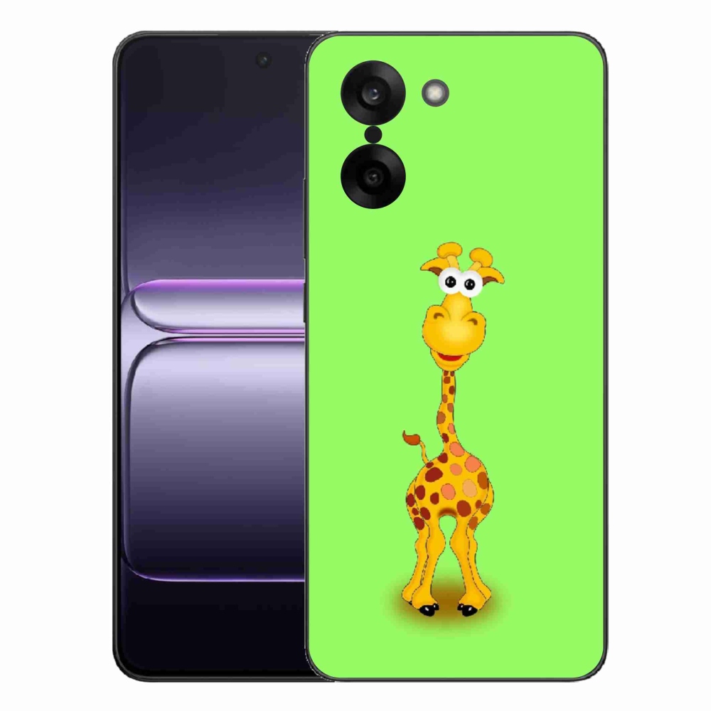 Gélový kryt mmCase na One Plus Nord CE5 - kreslená žirafa