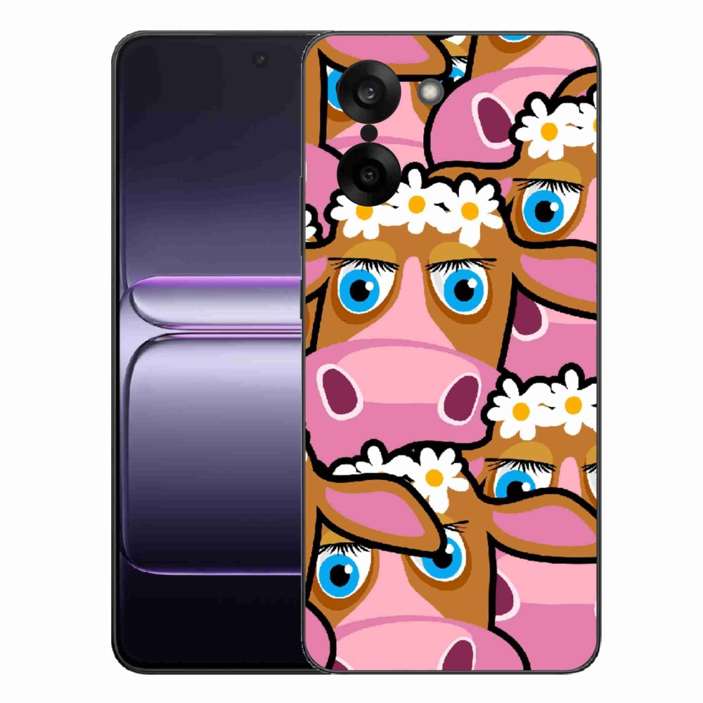 Gélový kryt mmCase na One Plus Nord CE5 - kreslené kravičky