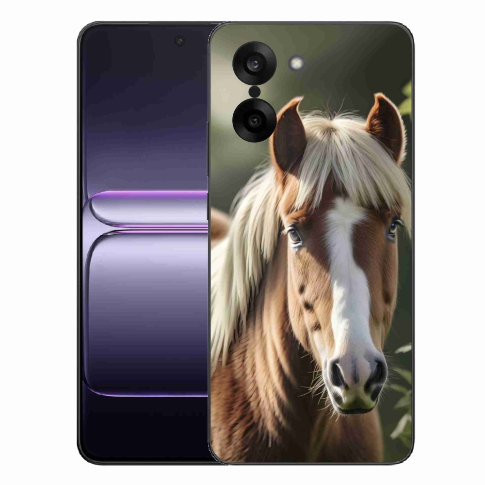 Gélový kryt mmCase na One Plus Nord CE5 - kôň so svetlou hrivou