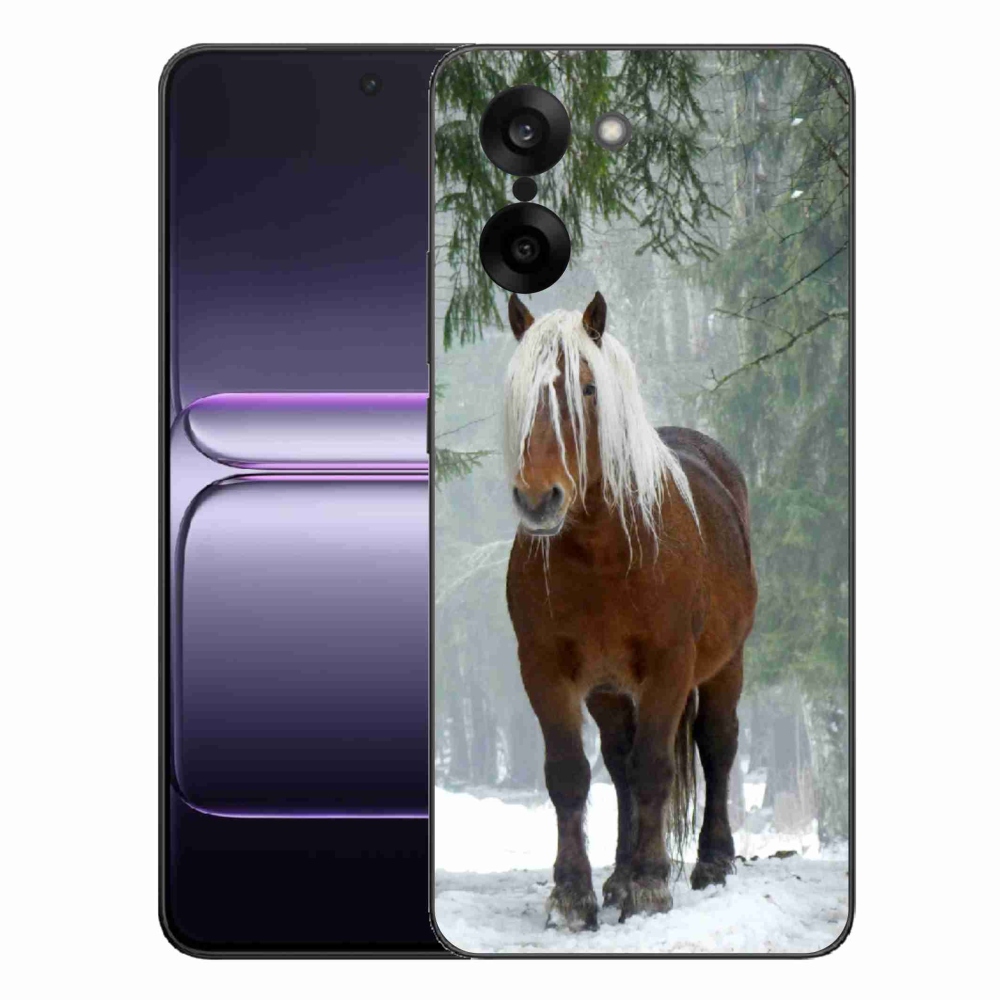 Gélový kryt mmCase na One Plus Nord CE5 - kôň v lese