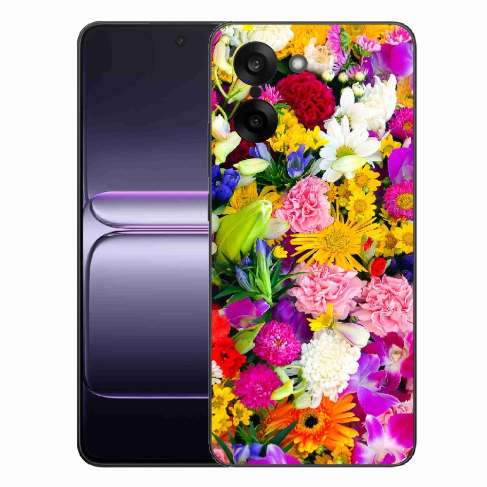 Gélový kryt mmCase na One Plus Nord CE5 - kvety 12