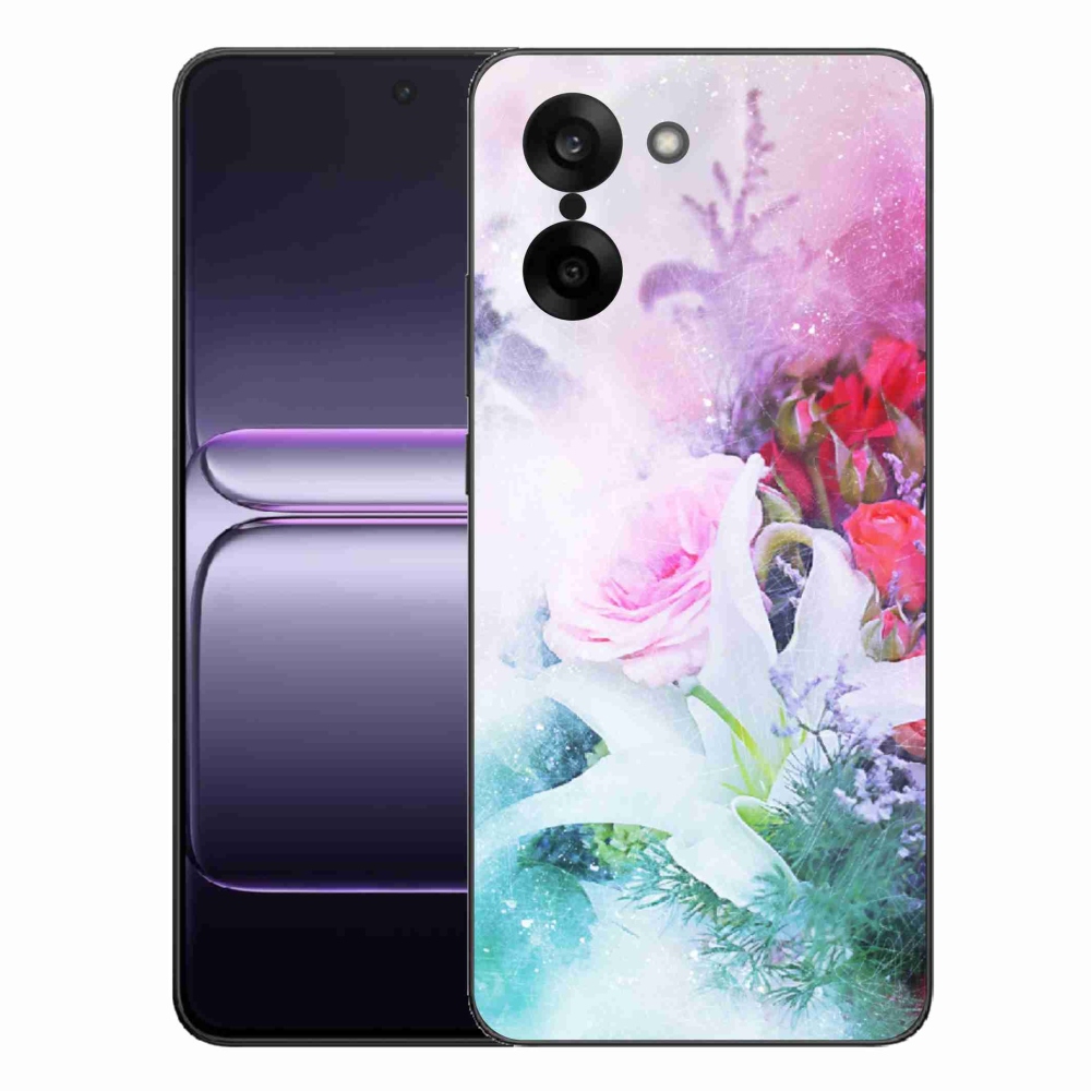 Gélový kryt mmCase na One Plus Nord CE5 - kvety 4