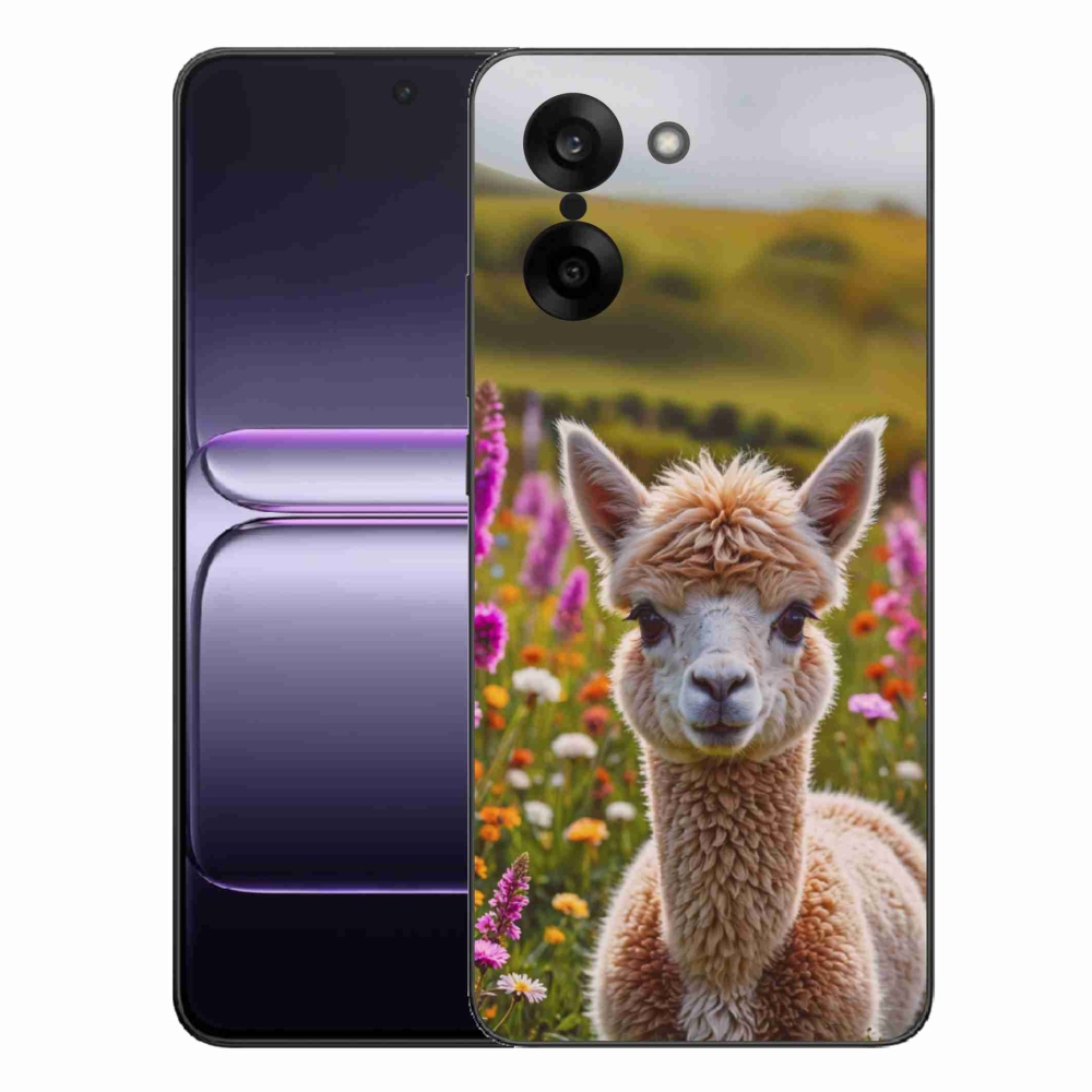 Gélový kryt mmCase na One Plus Nord CE5 - lama na lúke