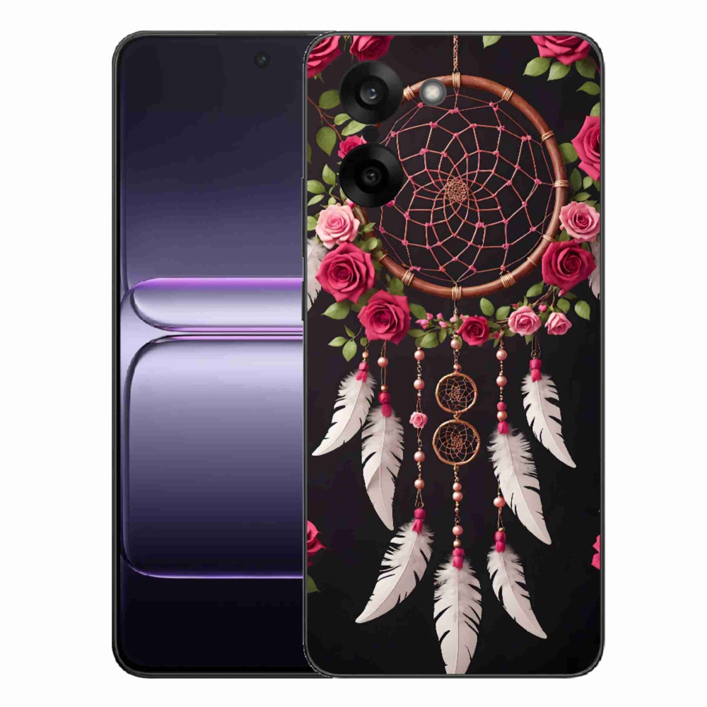 Gélový kryt mmCase na One Plus Nord CE5 - lapač snov s ružami
