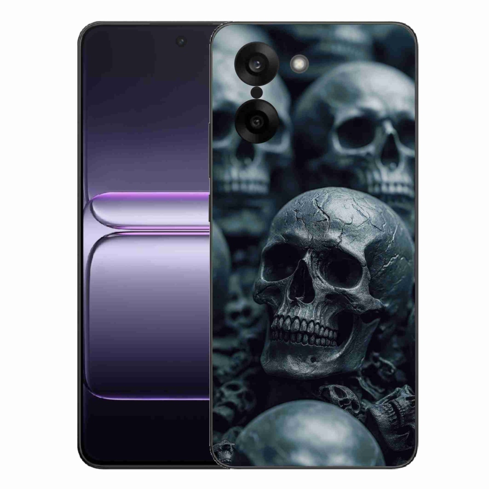 Gélový kryt mmCase na One Plus Nord CE5 - lebka 2