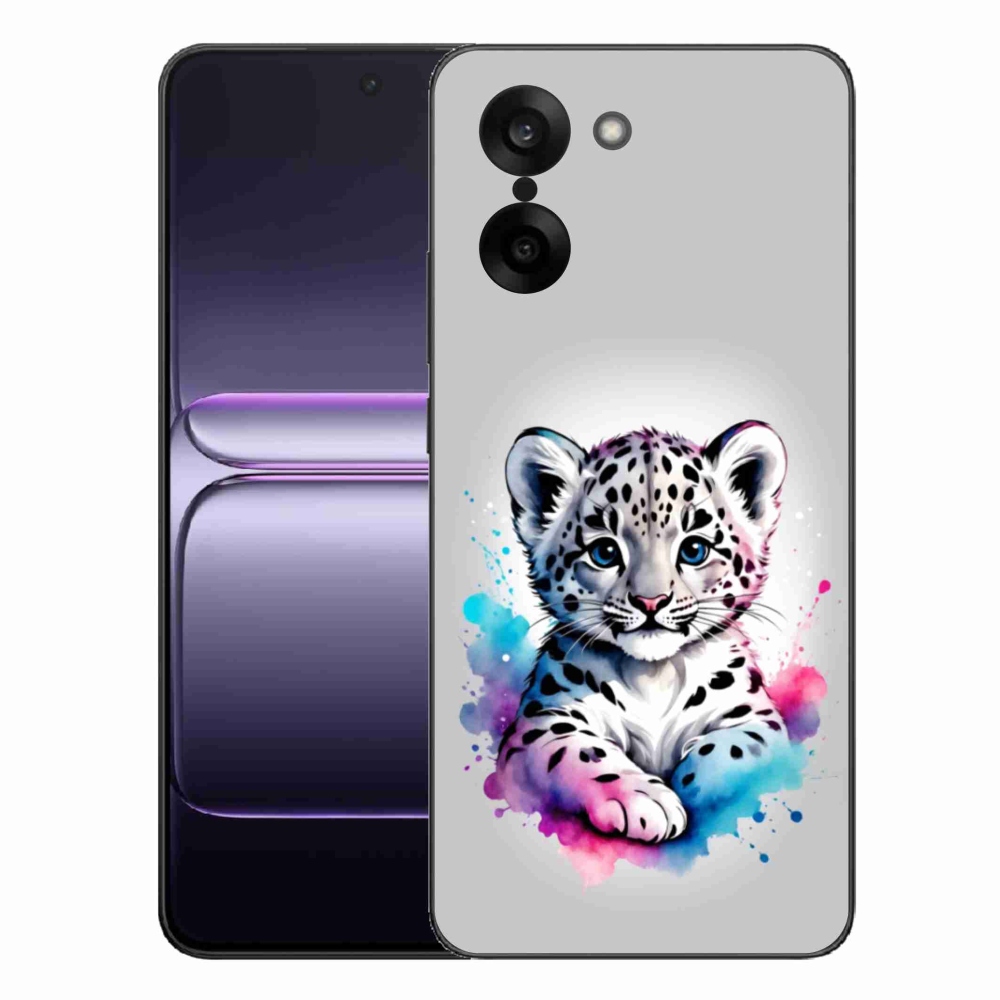 Gélový kryt mmCase na One Plus Nord CE5 - leopardej mláďa