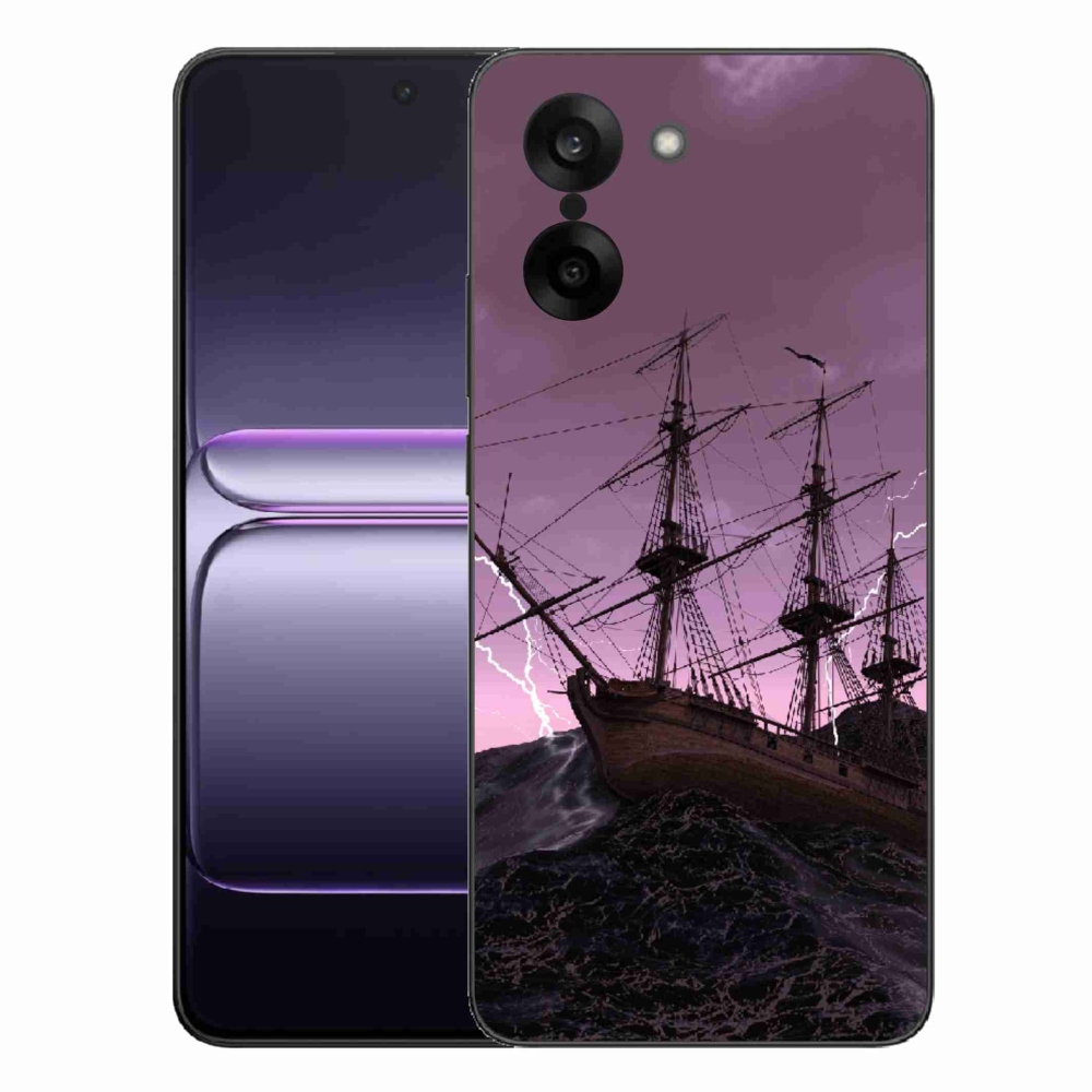 Gélový kryt mmCase na One Plus Nord CE5 - loď v búrke