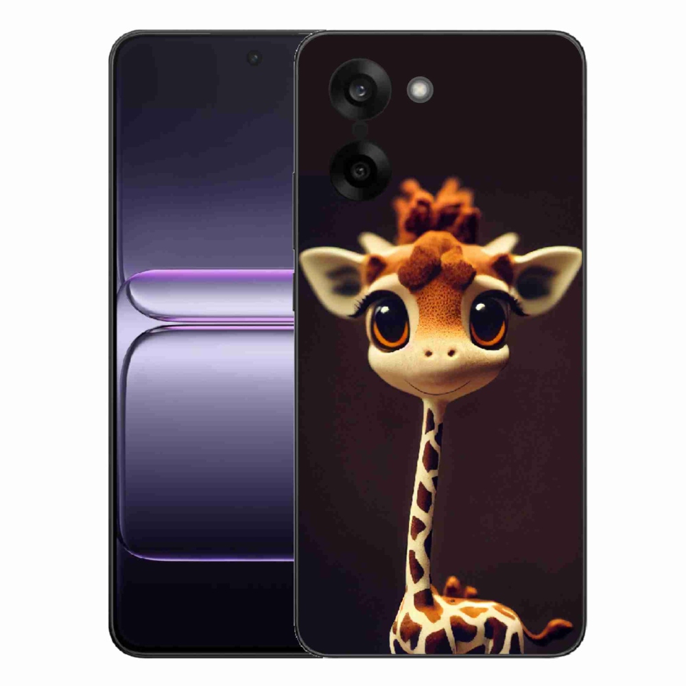 Gélový kryt mmCase na One Plus Nord CE5 - malá žirafa