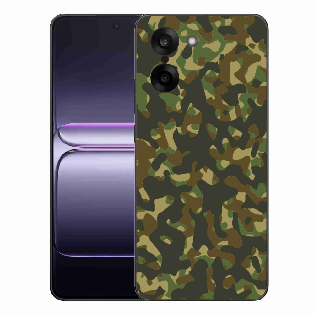 Gélový kryt mmCase na One Plus Nord CE5 - maskáčový vzor 1