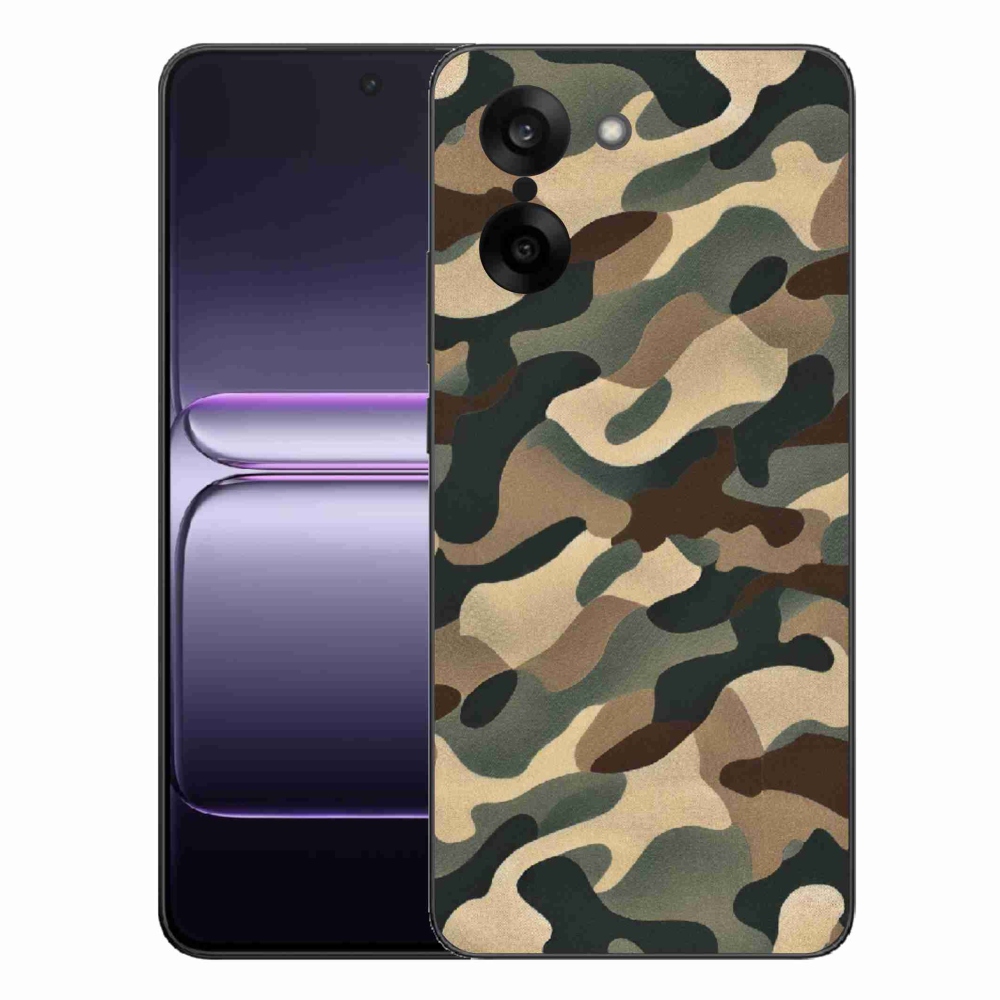 Gélový kryt mmCase na One Plus Nord CE5 - maskáčový vzor 11