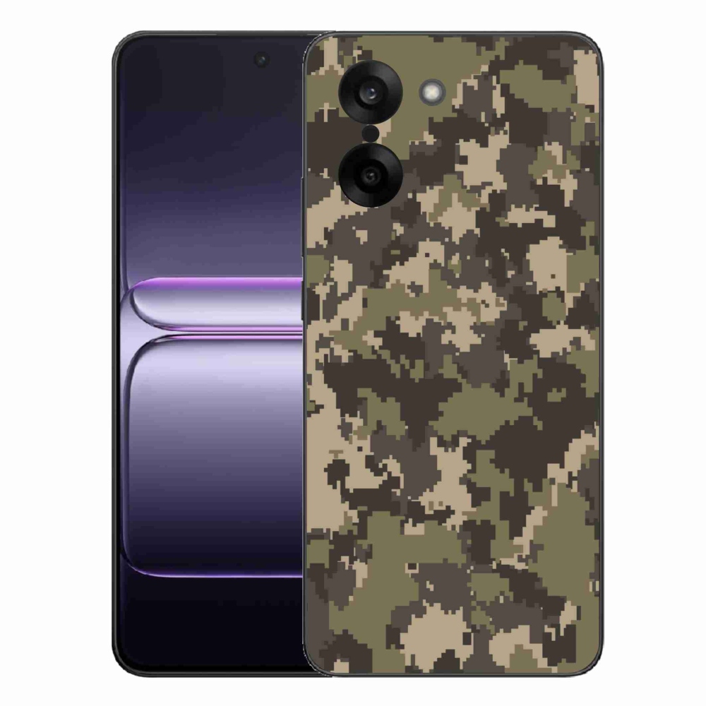 Gélový kryt mmCase na One Plus Nord CE5 - maskáčový vzor 12