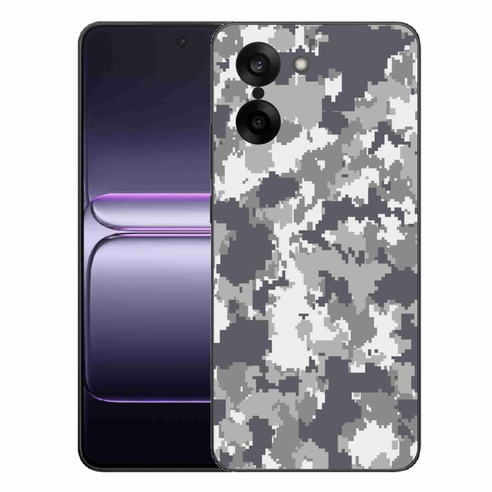 Gélový kryt mmCase na One Plus Nord CE5 - maskáčový vzor 2