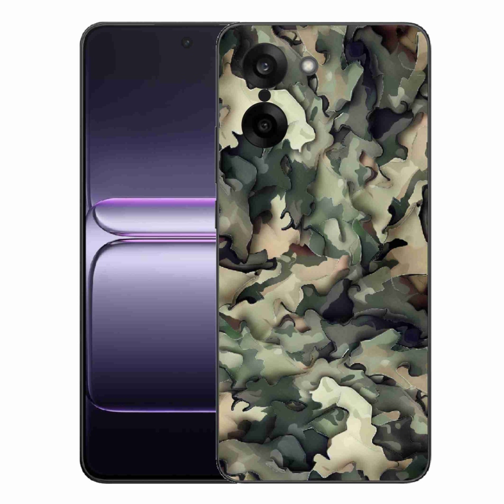 Gélový kryt mmCase na One Plus Nord CE5 - maskáčový vzor 9