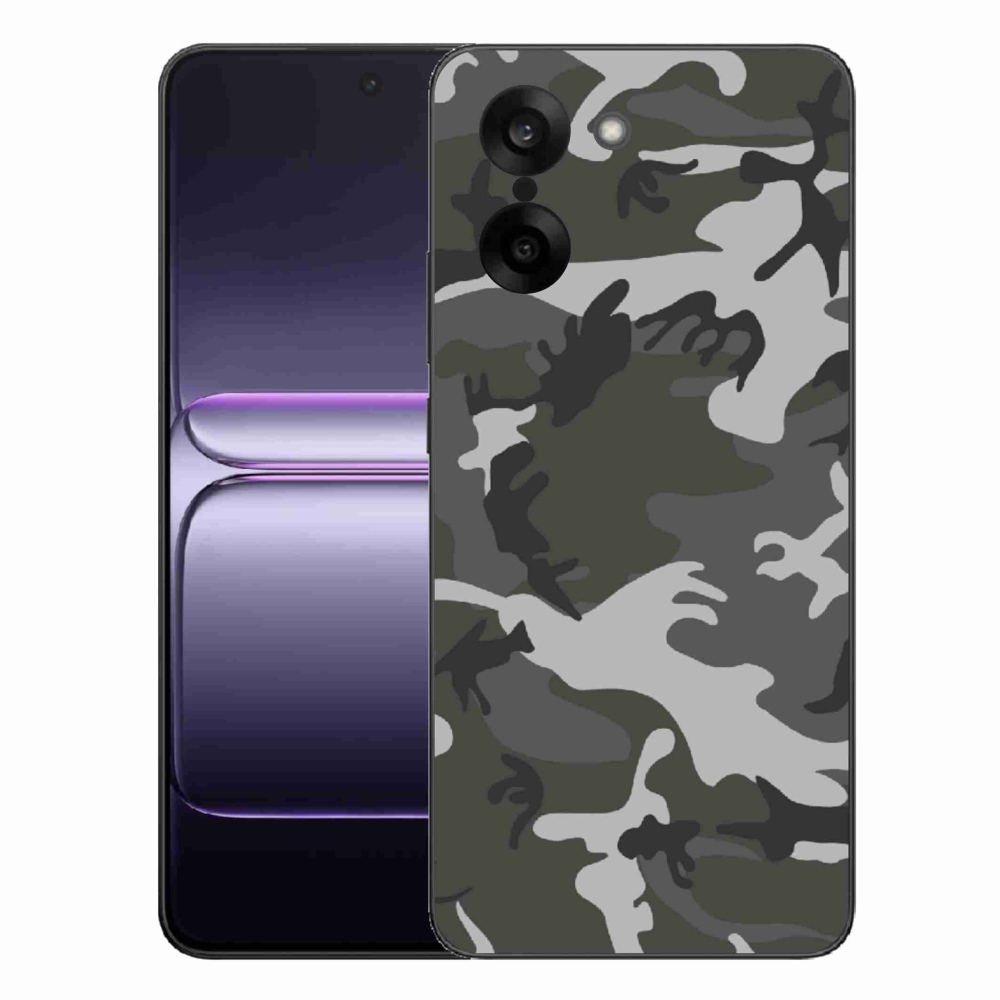 Gélový kryt mmCase na One Plus Nord CE5 - maskáčový vzor