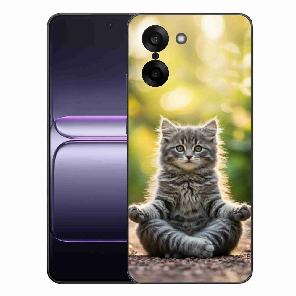 Gélový kryt mmCase na One Plus Nord CE5 - meditujúce mačiatko