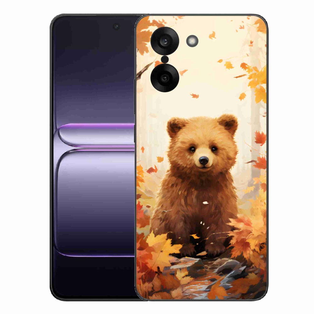 Gélový kryt mmCase na One Plus Nord CE5 - medveď v lese