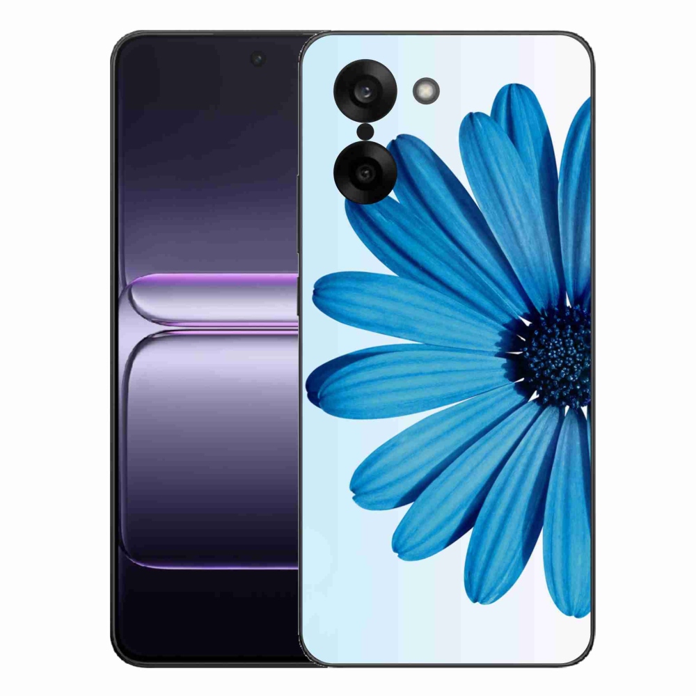 Gélový kryt mmCase na One Plus Nord CE5 - modrá margaréta