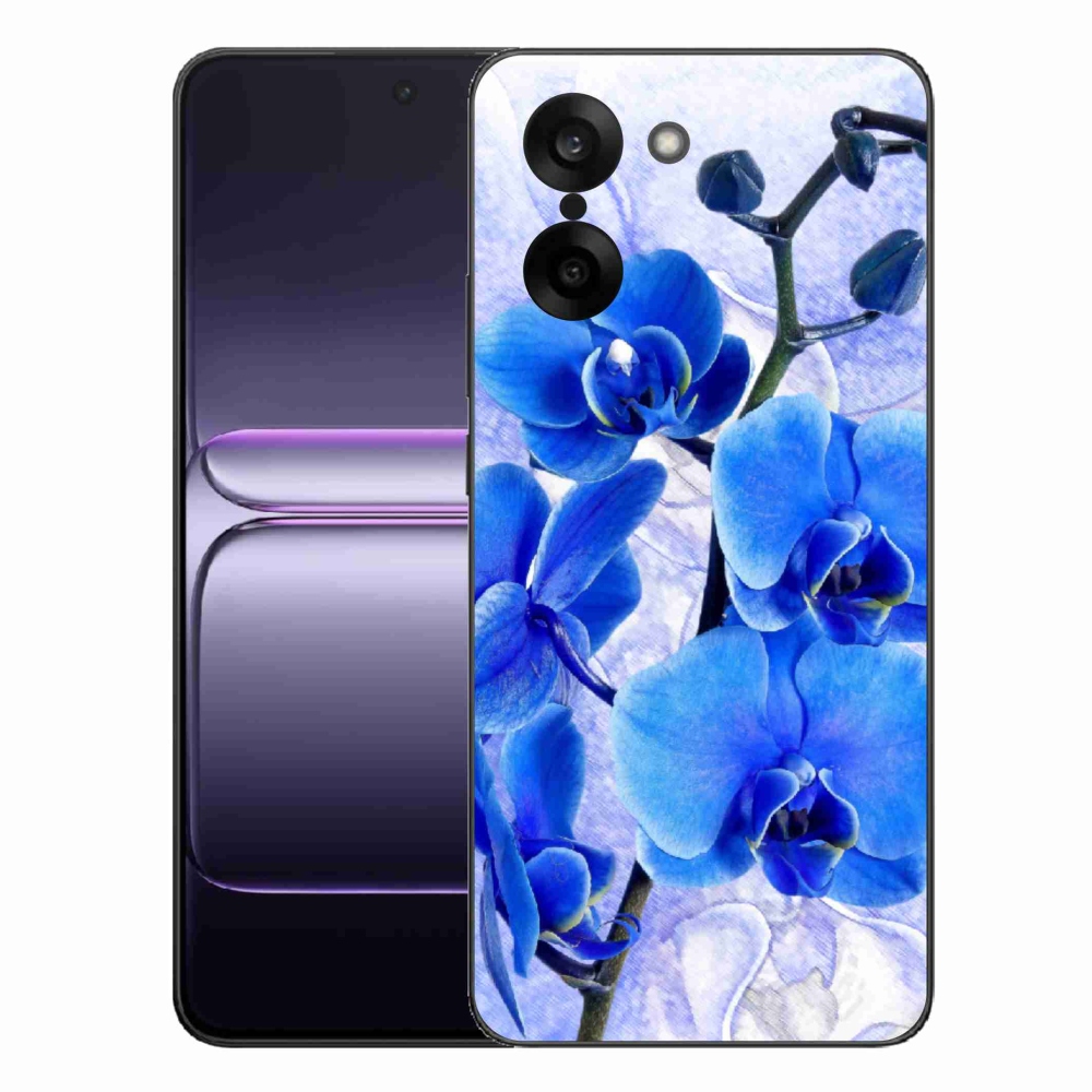 Gélový kryt mmCase na One Plus Nord CE5 - modré kvety