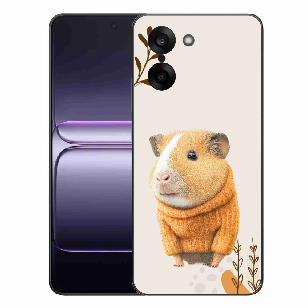 Gélový kryt mmCase na One Plus Nord CE5 - morča vo svetri