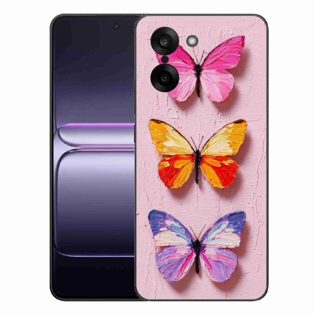 Gélový kryt mmCase na One Plus Nord CE5 - motýlia trojica