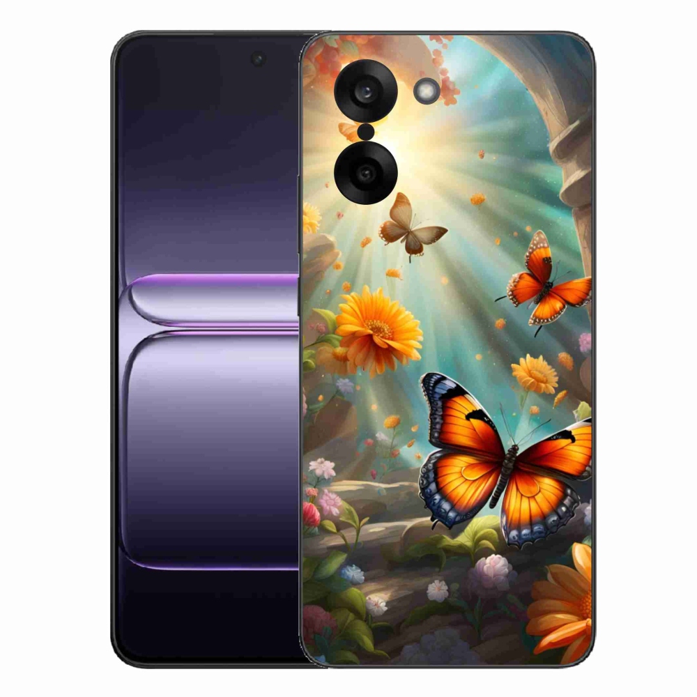 Gélový kryt mmCase na One Plus Nord CE5 - motýlia záhrada 2
