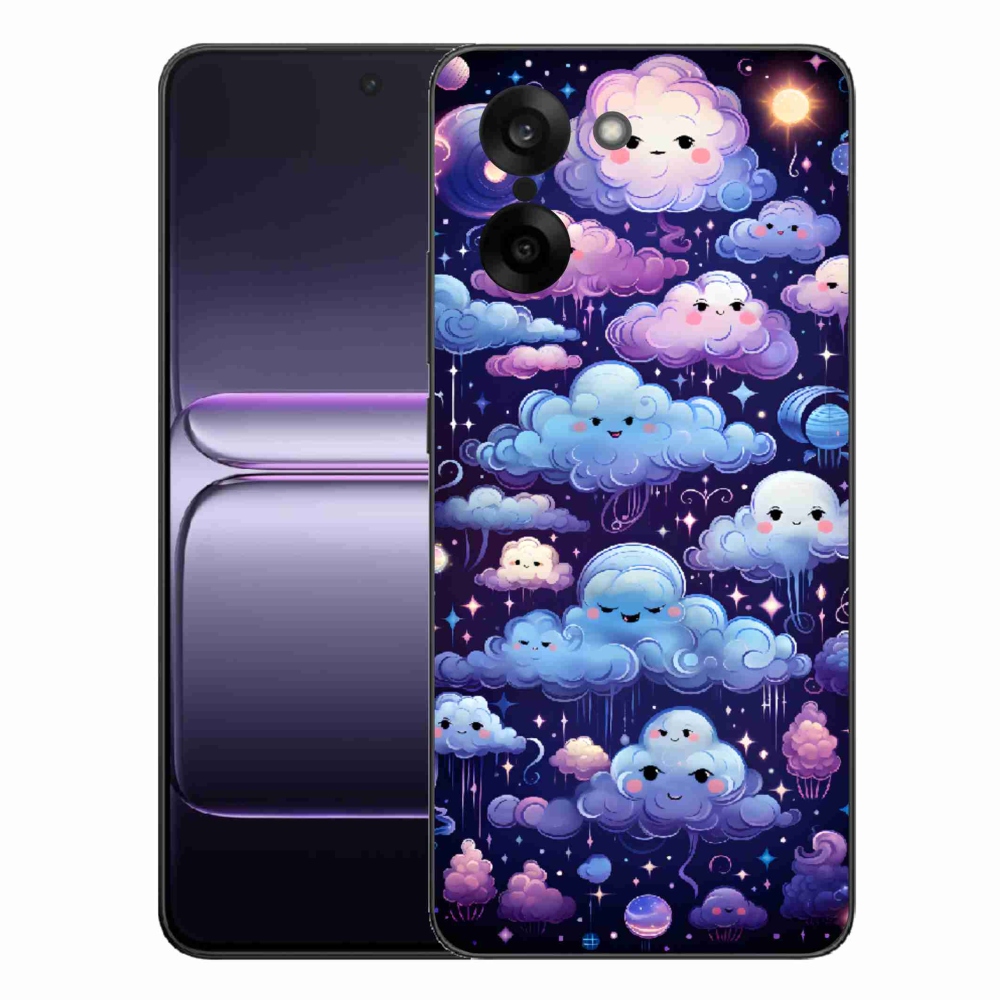 Gélový kryt mmCase na One Plus Nord CE5 - mráčiky