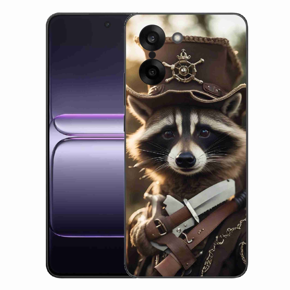 Gélový kryt mmCase na One Plus Nord CE5 - mýval v uniforme