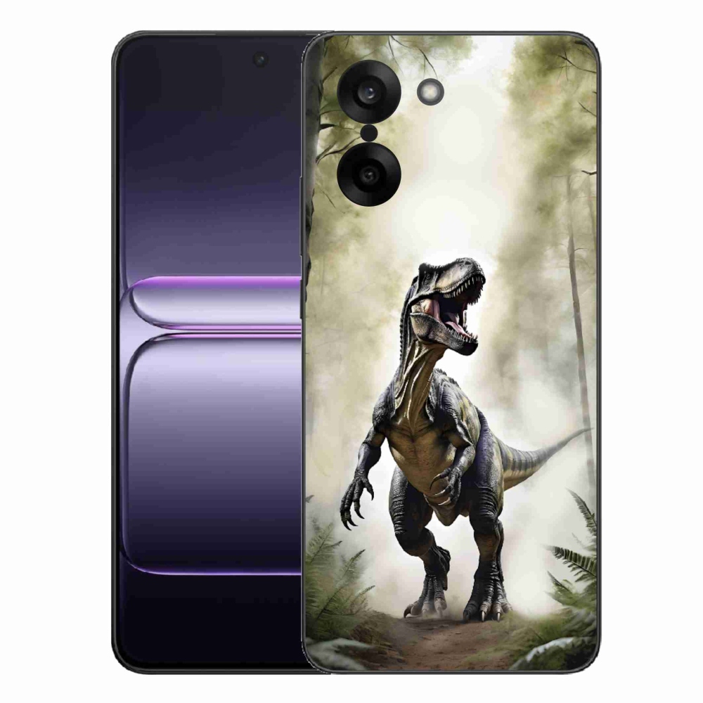 Gélový kryt mmCase na One Plus Nord CE5 - naštvaný T-Rex